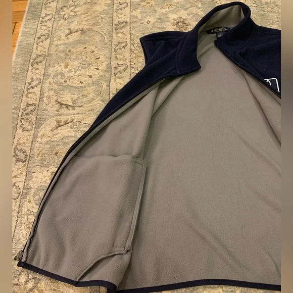 Brooks Brothers Navy Duke University Fleece Vest - Picture 3 of 3